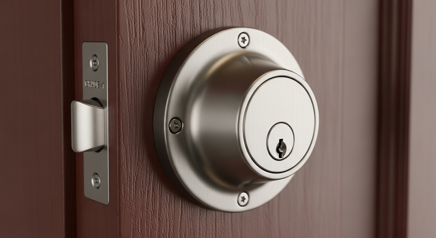 door lock cylinder close up — Orange NJ Locksmith
